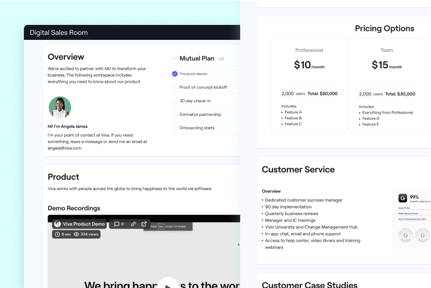 Digital Sales Room Template